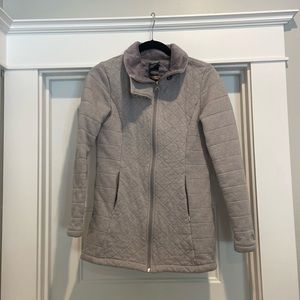 North Face women’s long quilted jacket